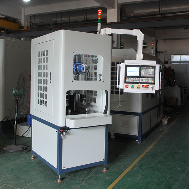 Productos de cubierta redonda pulida para equipos de rectificado y cepillado CNC de 2 estaciones para superficies de productos redondos regulares 6