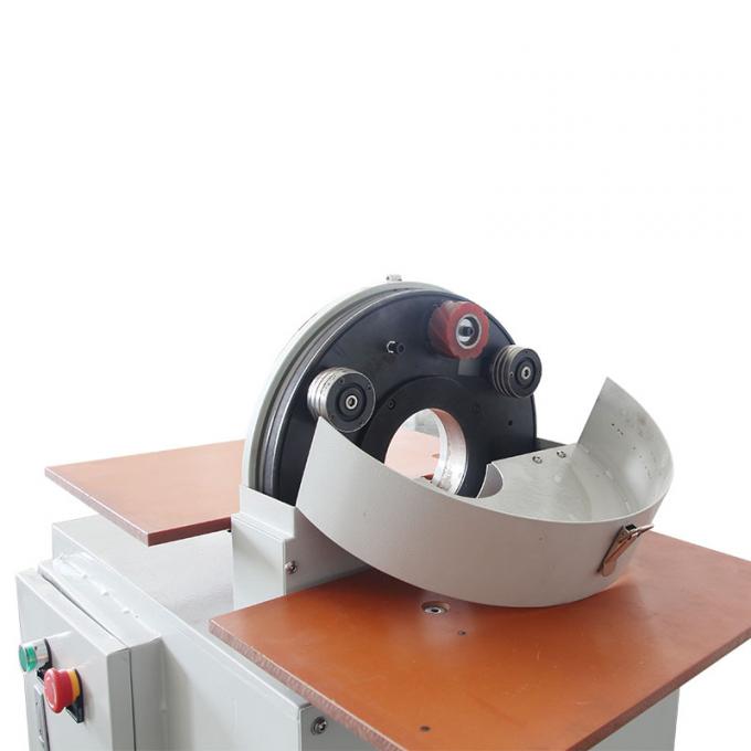 Máquina de pulido de tuberías redondas con motor principal de 2,2 kW y velocidad lineal de cinturón abrasivo de 17 m/s 5