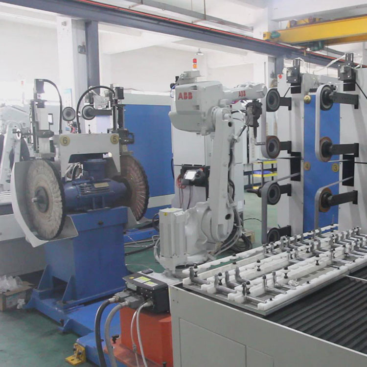 Brazo robótico pulidoro de pulido completamente automático de la máquina ABB con para el espejo o la rayita