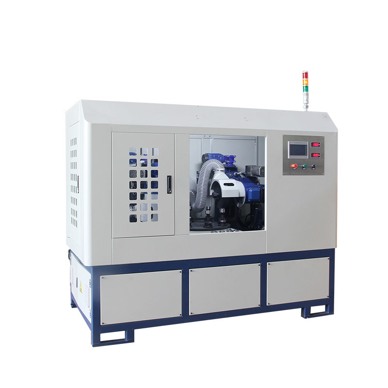 Disco Cnc de cuatro estaciones automático cilíndrico metálico espejo herramienta de rectificación Cnc máquina de pulido eléctrico para acero inoxidable