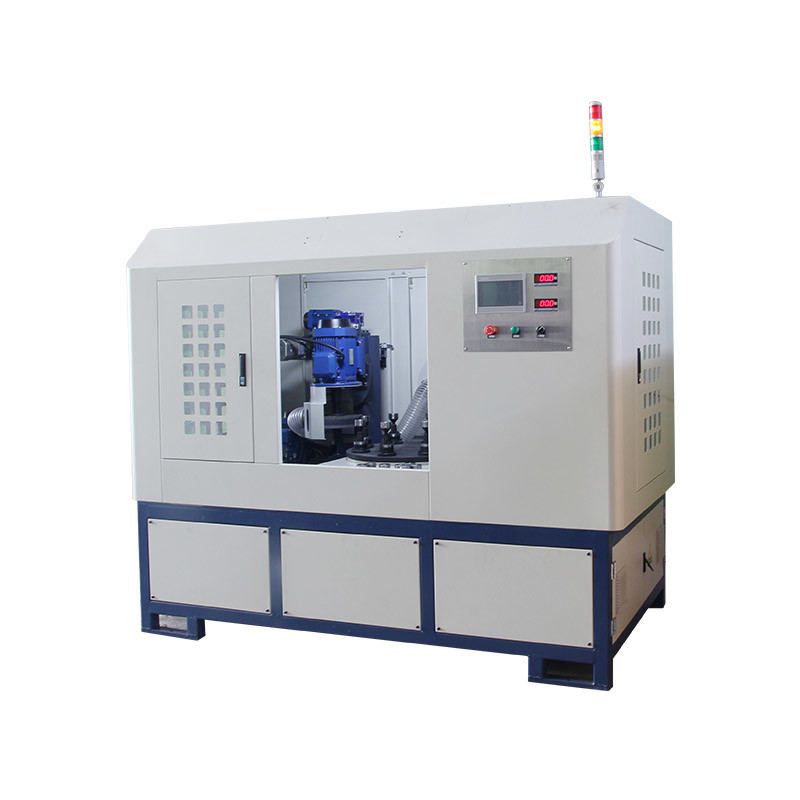 Disco Cnc de cuatro estaciones automático cilíndrico metálico espejo herramienta de rectificación Cnc máquina de pulido eléctrico para acero inoxidable