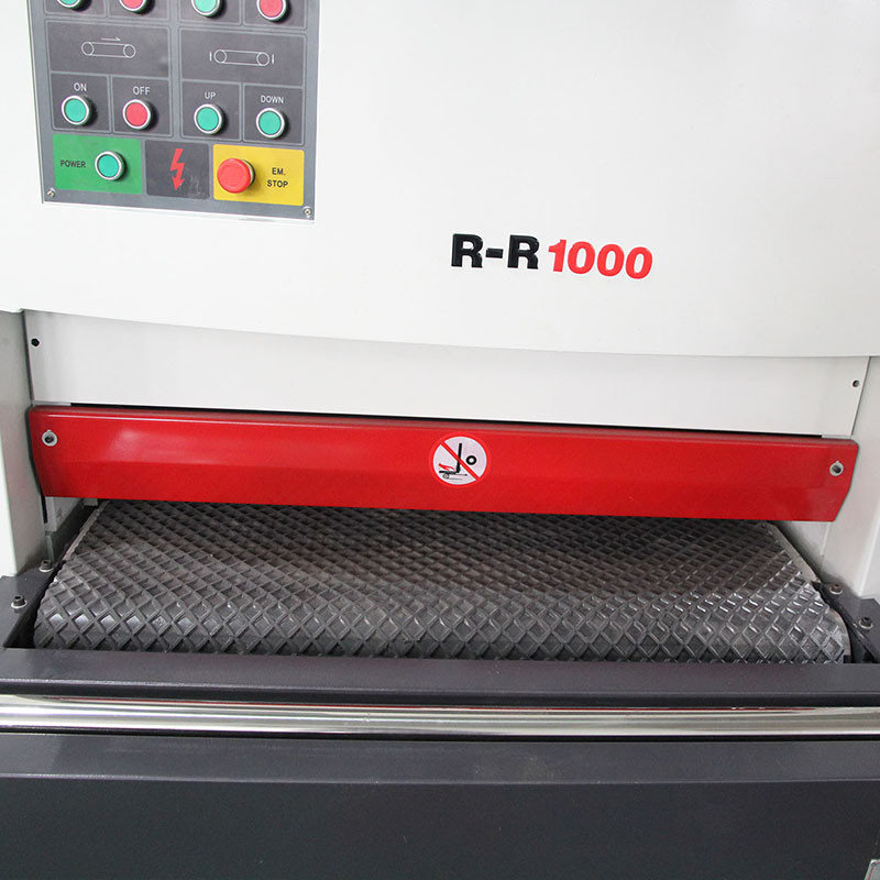 Durabilidad de alta eficiencia de trituración en seco Rr1000mm piezas metálicas de superficie de borradura de chapa de metal de puffing máquina de dibujo para el metal