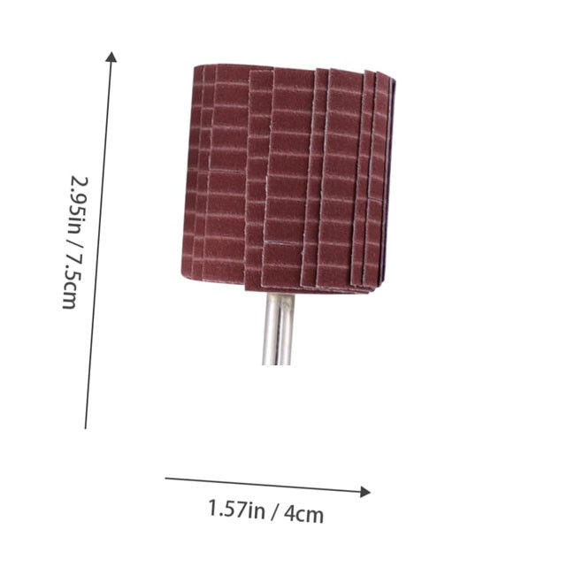 Consumables para el pulido Ruedas de laminación duraderas Tejido de esmeralda 250 * 50 mm Grita 240 alambre abrasivo Rueda de laminación para el pulido de molienda
