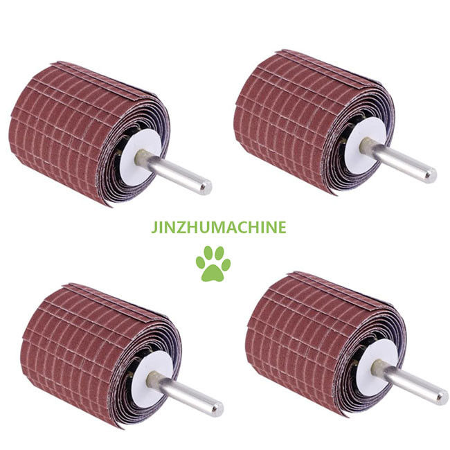 Consumables para el pulido Ruedas de laminación duraderas Tejido de esmeralda 250 * 50 mm Grita 240 alambre abrasivo Rueda de laminación para el pulido de molienda
