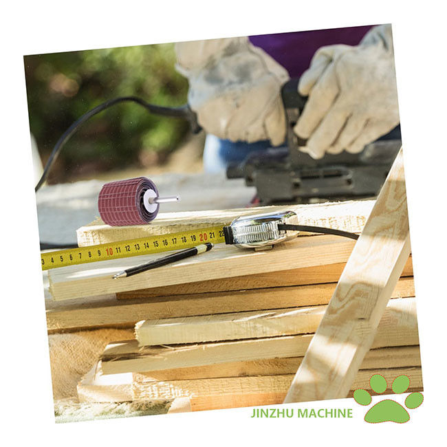 Consumables para el pulido Ruedas de laminación duraderas Tejido de esmeralda 250 * 50 mm Grita 240 alambre abrasivo Rueda de laminación para el pulido de molienda